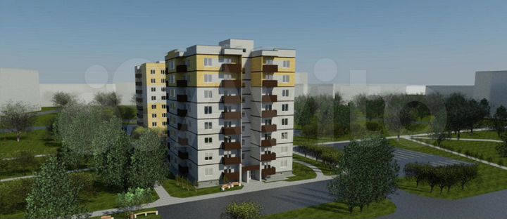 3-к. квартира, 73,9 м², 3/9 эт.