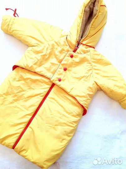 Конверт в коляску зимний до 6месяцев