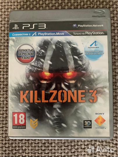 Диски на ps3 killzone 3