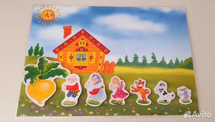 Сказка репка на липучках