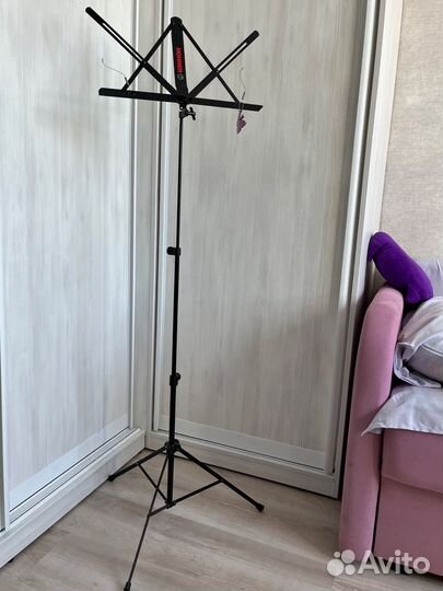 Пюпитр держатель для нот черный hohner