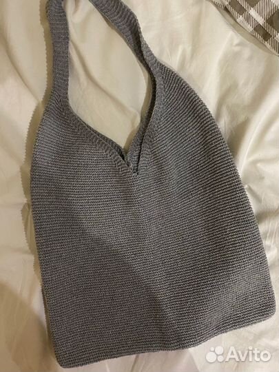 Шопер вязаный