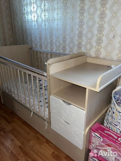 Кроватка трансформер для новорожденных
