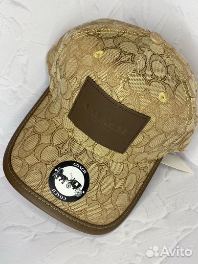 Бейсболка кепка coach унисекс (premium)