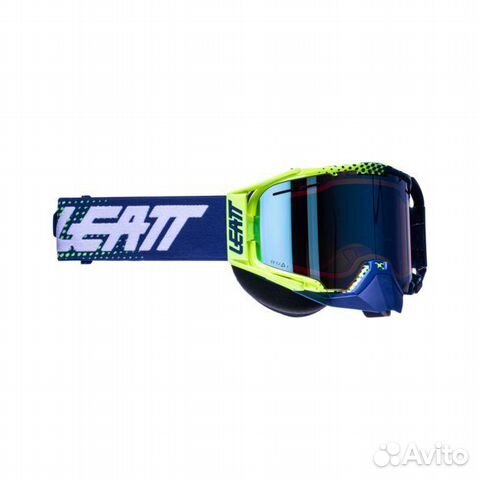 Очки снегоходные Leatt Velocity 6.5 Lime Blue U