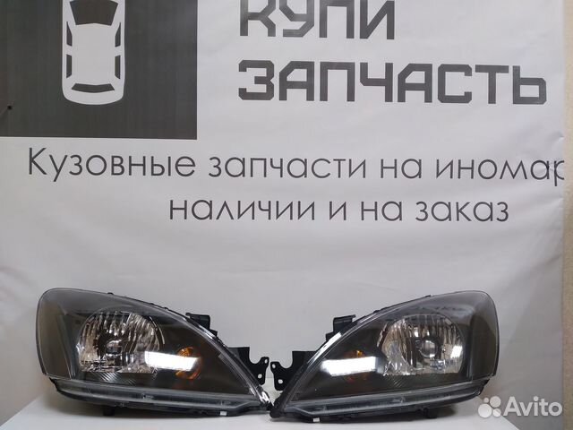 Фара mitsubishi lancer 9 черная