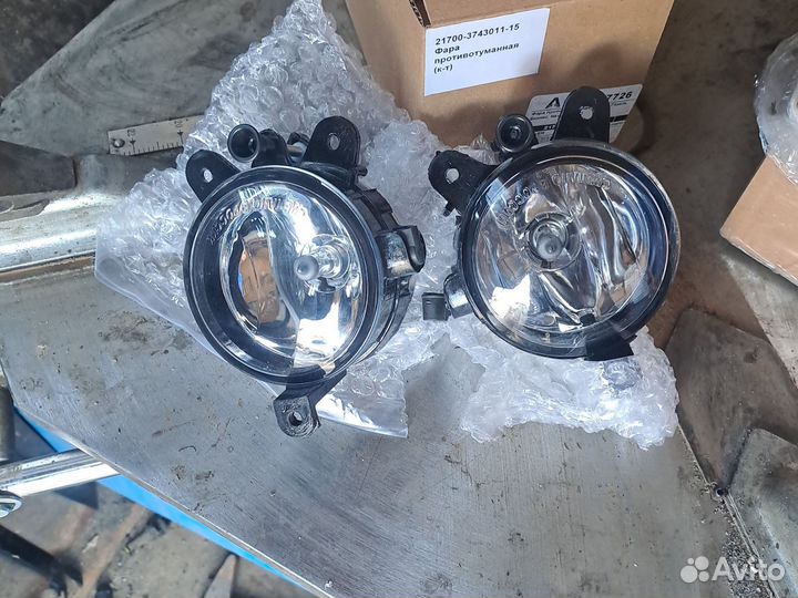 Противотуманные фары на priora газель
