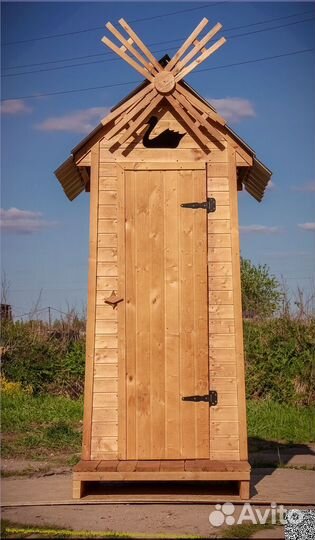 Дачный туалет с установкой