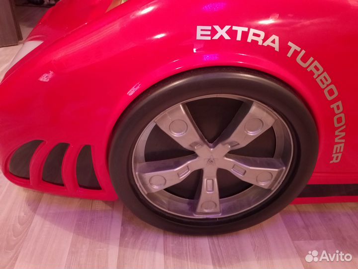 Кровать машинка с матрацем