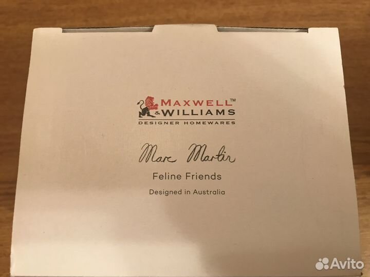 Кружка Марк Мартин Maxwell Williams, ленивый кот
