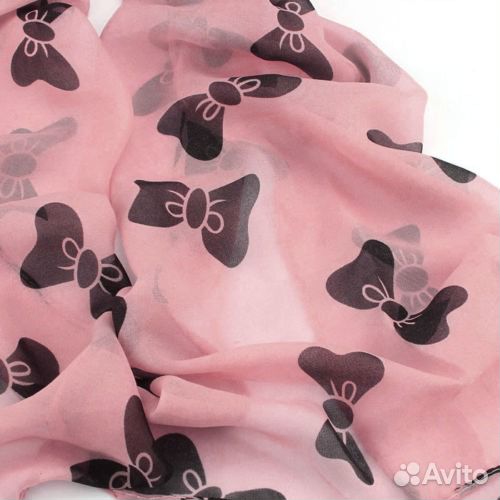 Женские платки-шали (3 шт. новые, шифон)