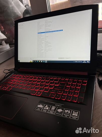 Ноутбук acer nitro 5