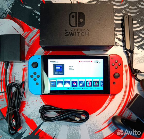 Чип Nintendo Switch Rev.1+любые игры