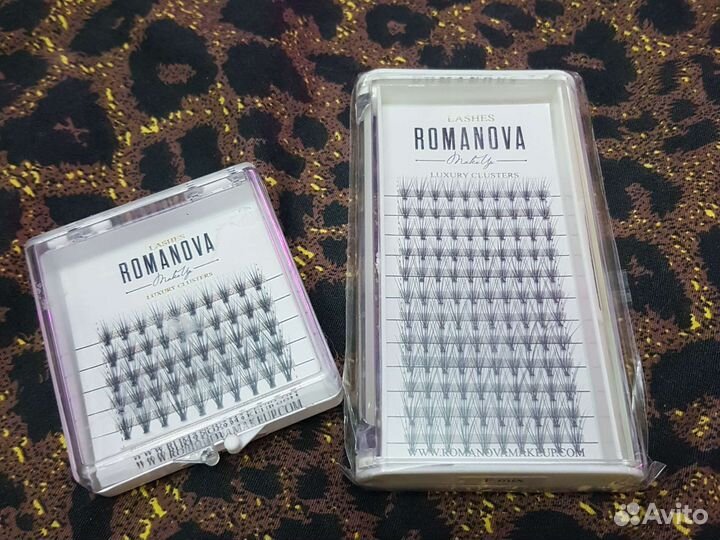 Накладные ресницы пучки