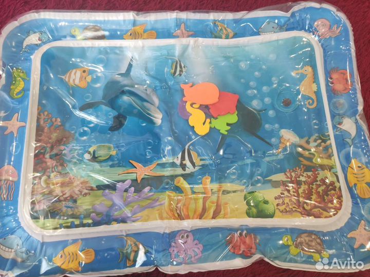 Развивающий водный коврик+круг на шею