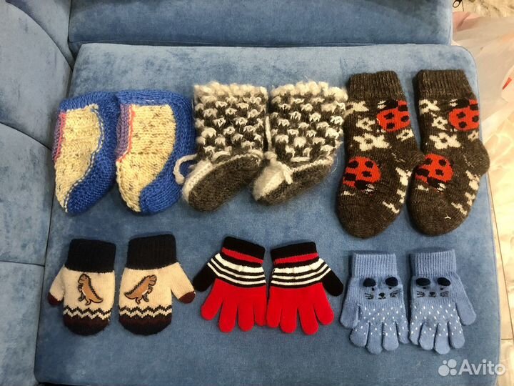 Шерстяные Носи Варежки Перчатки