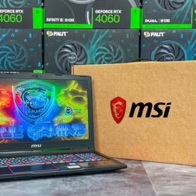 Игровой ноутбук MSI: GTX1660Ti + Core i7 + SSD