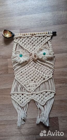 Сова макраме из СССР