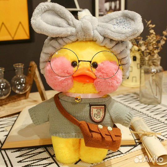 Мягкая игрушка Уточка Лалафанфан (Lalafanfan Duck)