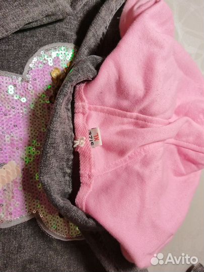 Куртка джинсовая на девочку рост 120 см