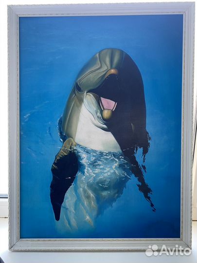 Картина дельфин