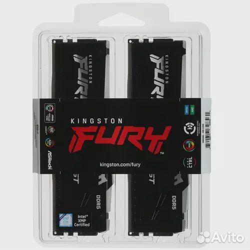 32Gb 5200 Kingston fury beast (KF552C40bbak2-32)