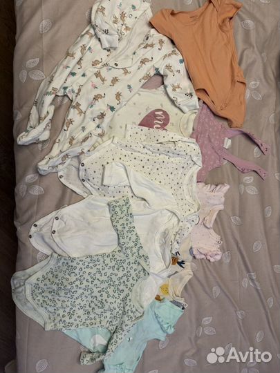 Детские вещи пакетом на девочку 68