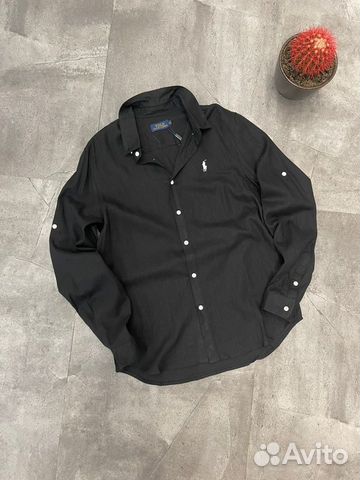 Рубашка мужская Polo Лён объявление продам
