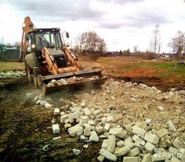 Осушение участка Разравнивание Планировка