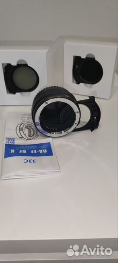 Автофокусный адаптер Canon EF-EOS R с фильтрами