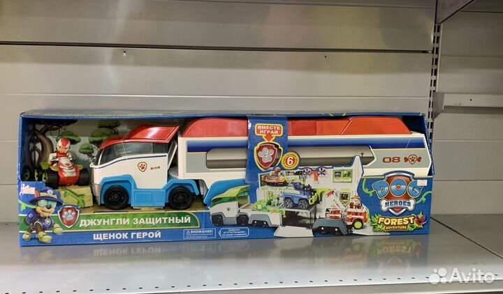 Машиновоз щегячий патруль, фура 72 см