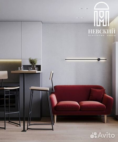 Кухонный гарнитур прямой на заказ