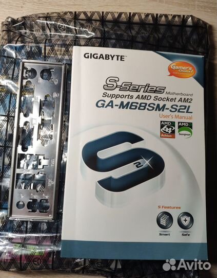 Мат.плата Gigabyte (AM2) + Athlon II X3 450 + 4 GB