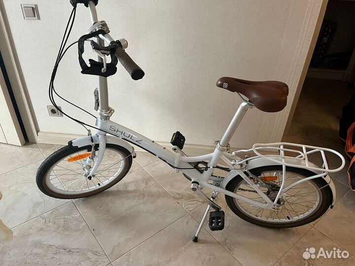 Складной велосипед Shulz GOA V-brake белый