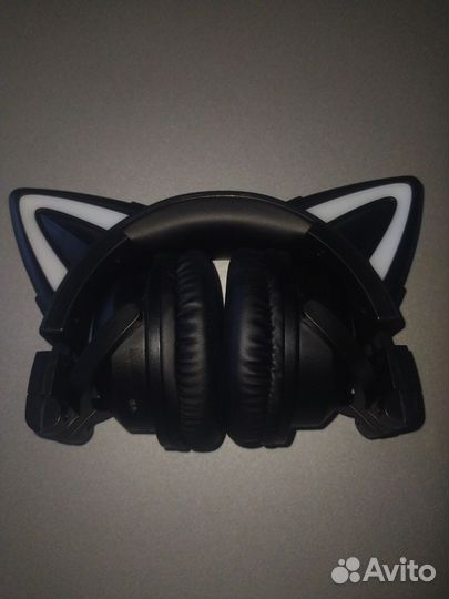 Беспроводные наушники с кошачьими ушками