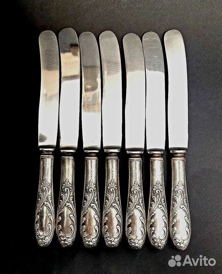 Ножи Кольчугино раннее производство,мельхиор