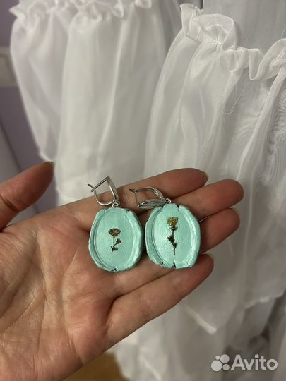 Серьги ручная работа