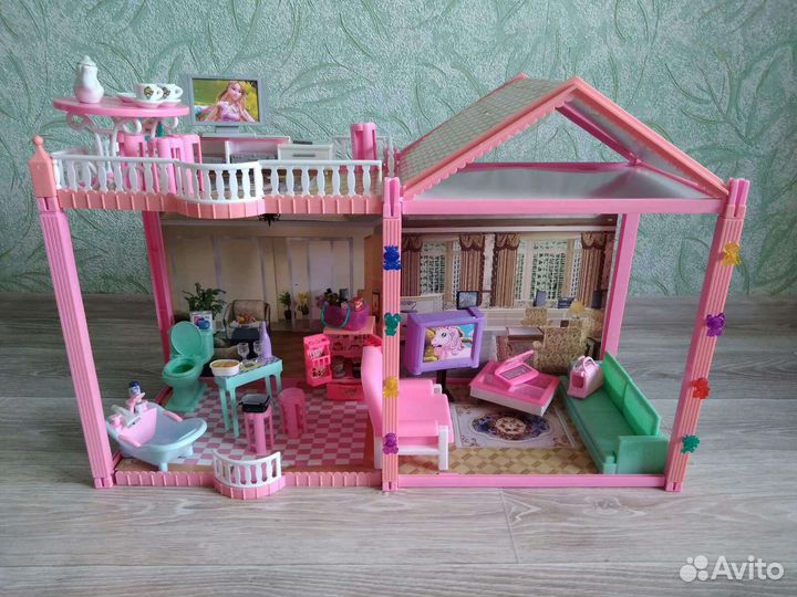 Домик кукольный, в коробке