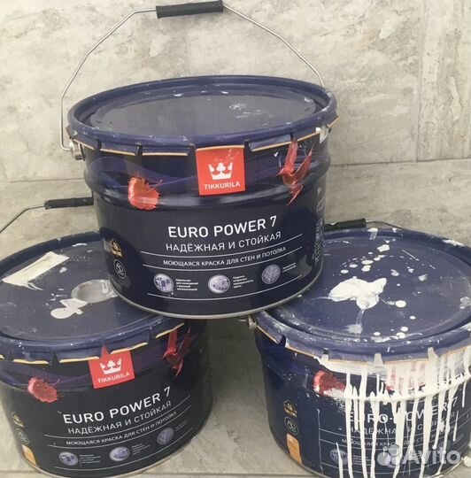 Tikkurila Euro Power 7 База С бесцветная 9л