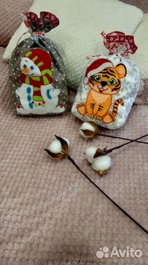 Новогодние мешочки для подарков