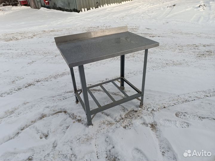 Стол из нержавейки 90 на 60 сборный