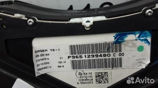 Щиток приборов peugeot 307 (OSE01IT01)