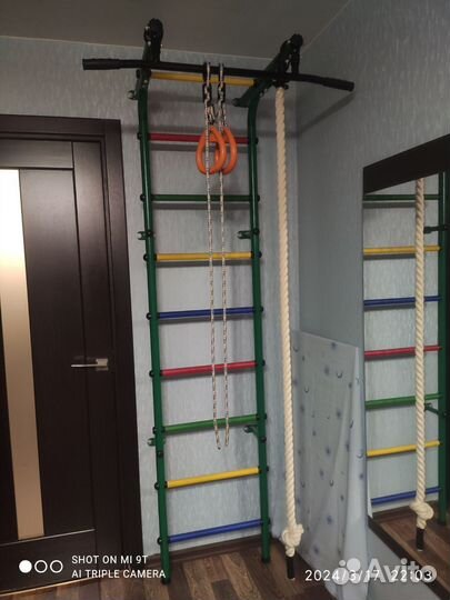 Детская шведская стенка (спортивный уголок) бу