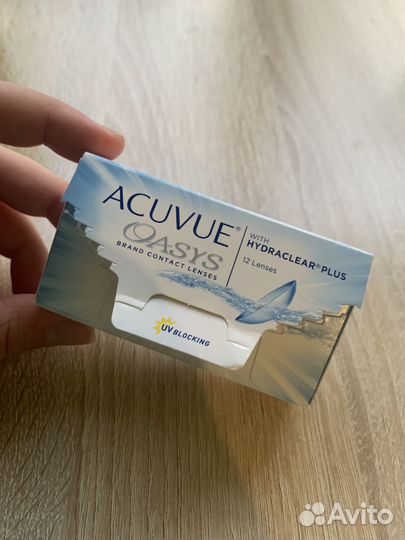 Линзы контактные (1.25)acuvue oasys двухнедельные