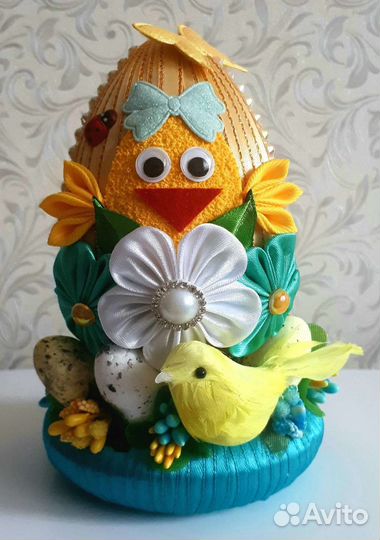 Яйцо пасхальное ручная работа