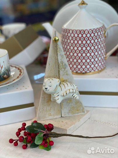 Ёлка интерьерная деревянная