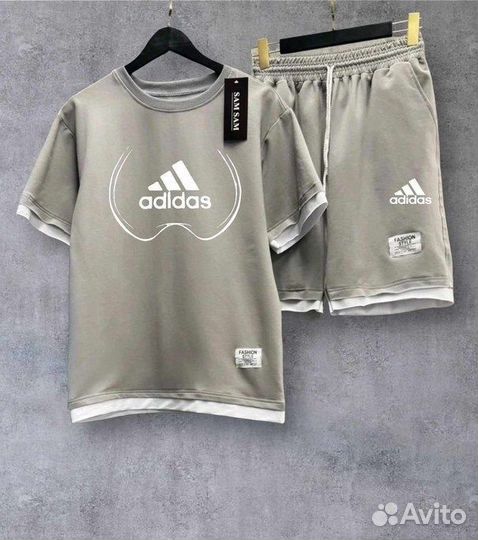 Летния одежда для мужчин. Футболка и шорты Adidas