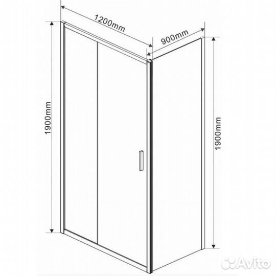 Боковая панель Vincea Garda VSG-1G900CGB тонирова