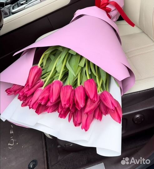 Тюльпаны на 8 марта в розницу