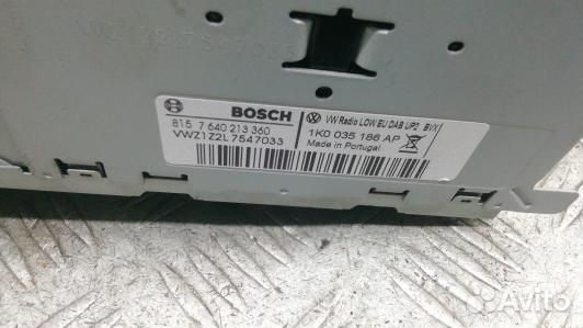 Магнитола volkswagen passat B7 (ZML12I401)